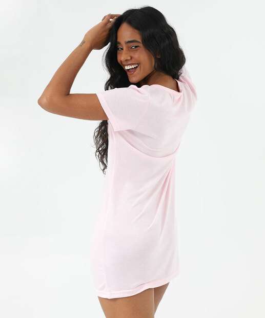 Camisola Listrada Bela Adormecida Disney Rosa