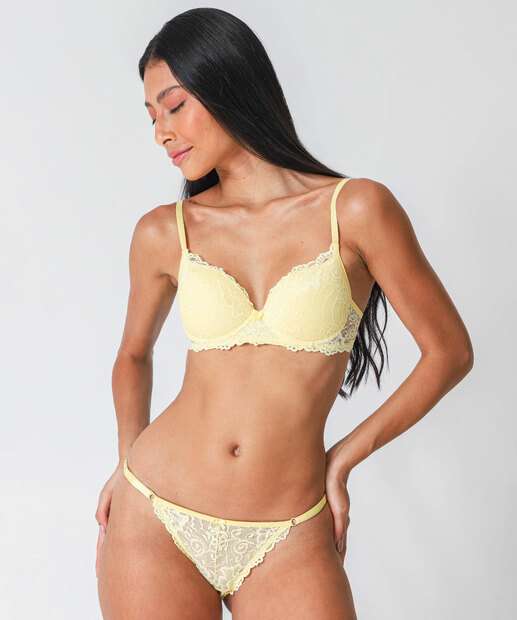 Calcinha Fio Dental String Renda Marisa