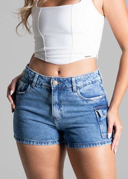 Shorts Jeans Sawary Cargo - 275401