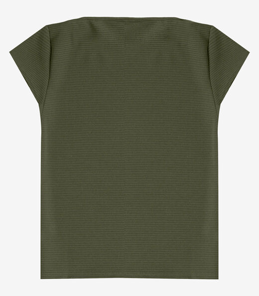 Blusa Feminina Em Tecido Classic Infinita Cor Verde
