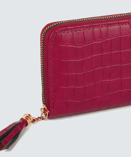 Carteira Feminina Textura Croco Gash