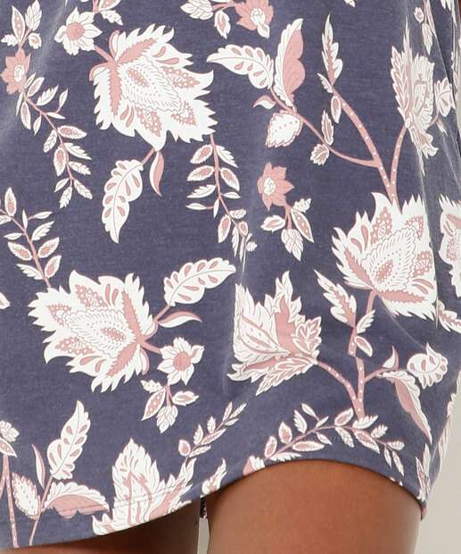 Camisola Estampa Estampa Floral Alças Finas Marisa