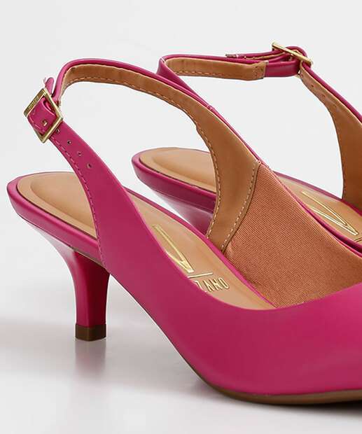 Scarpin Feminino Slingback Salto Fino Vizzano 