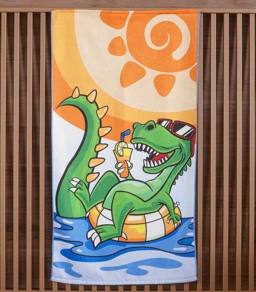 Image_Toalha De Praia Infantil Bene Casa Verde