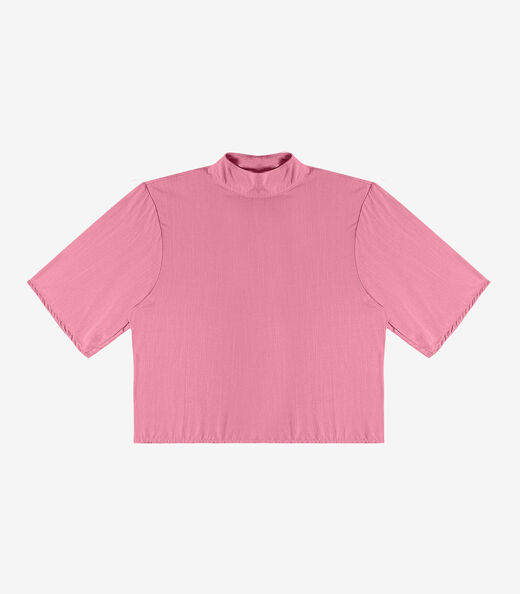 Blusa Viscose Slub Feminina Endless Rosa