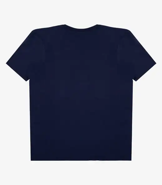 Camiseta Adulto Masculino em Meia Malha Rovitex Azul