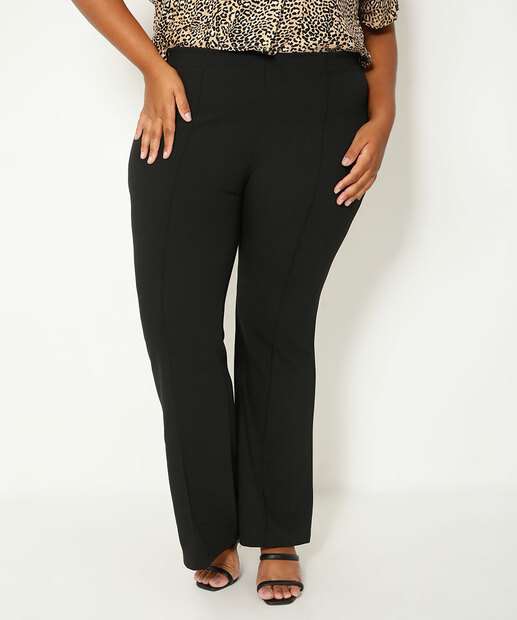 Calça Plus Size Feminina Flare Marisa