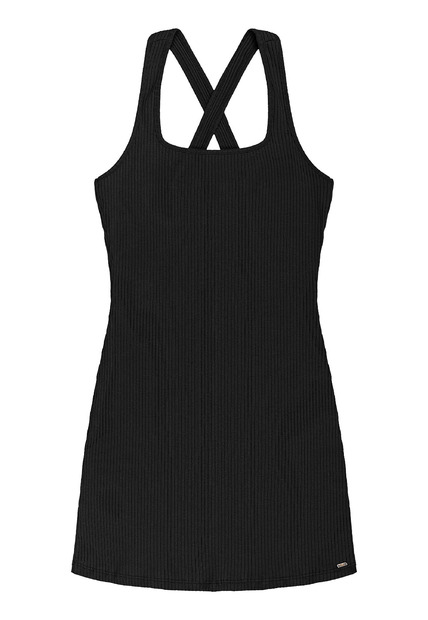 Vestido Juvenil em Ribana Canelada Gloss