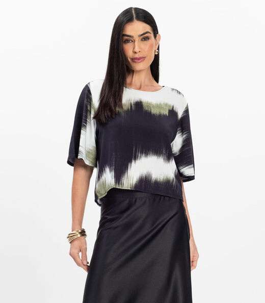 Image_Blusa Feminina em Tecido Infinita Cor Verde