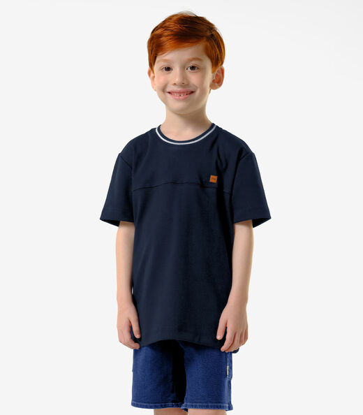 Image_Bermuda Infantil Menino Jeans Trick Nick Azul