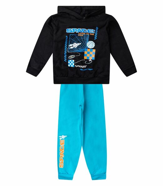 Image_Conjunto Moletom Menino Blusão E Calça Select Preto