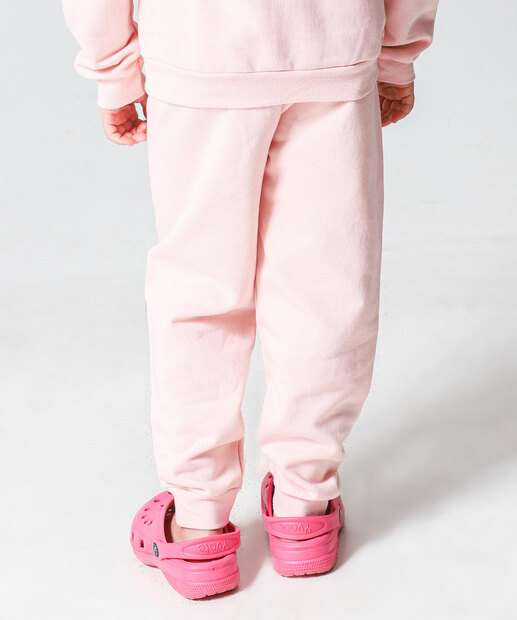 Calça Infantil Moletom Estampa Hello Kitty Tam 4 a 10 Rosa