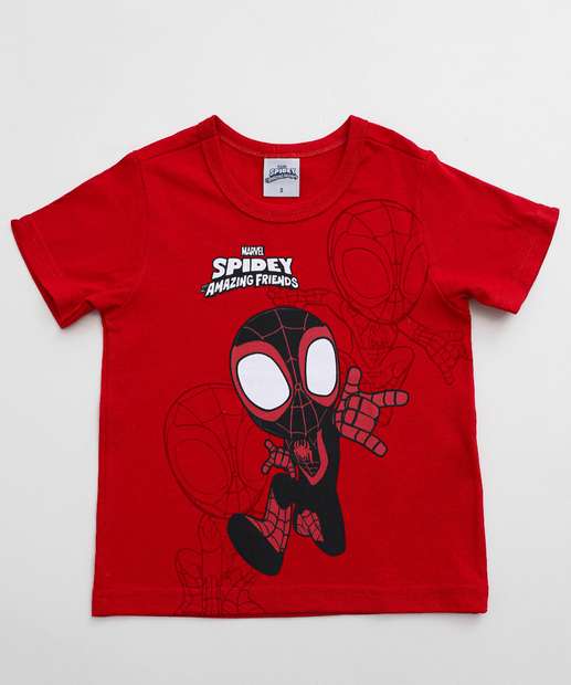 Image_Camiseta Infantil Homem Aranha Marvel Tam 1 a 3 Vermelho 