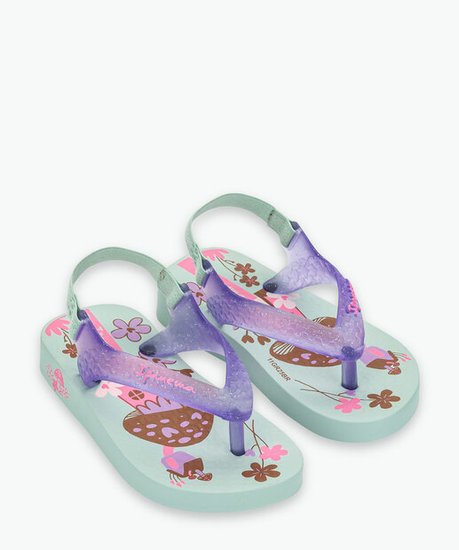 Chinelo Infantil Ipanema Estampado Baby Verde