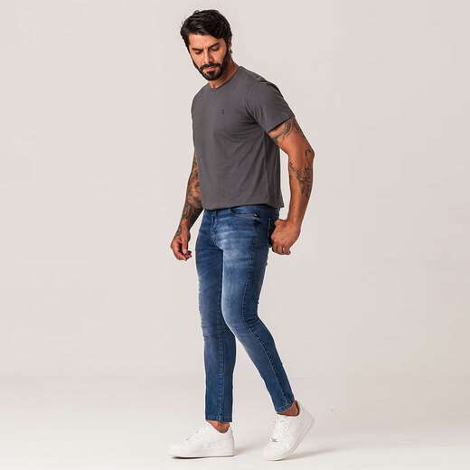 Calça Jeans Skinny Masculina Zune