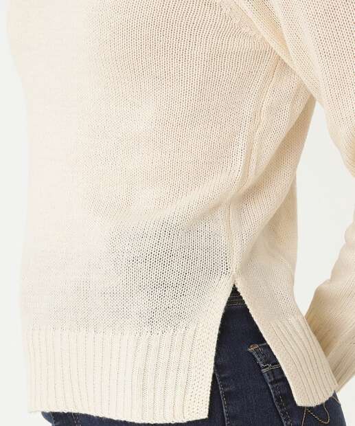 Suéter Feminino Tricô Textura Marisa