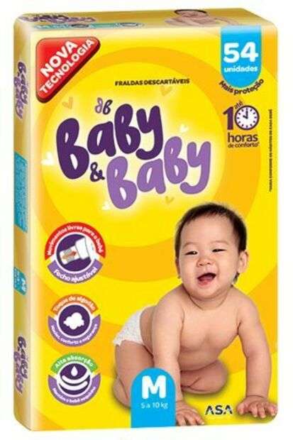 Image_Fralda BabyeBaby Mega (M) 54 Unidades