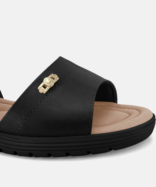 Sandália Feminina Rasteira Elástico Comfortflex 