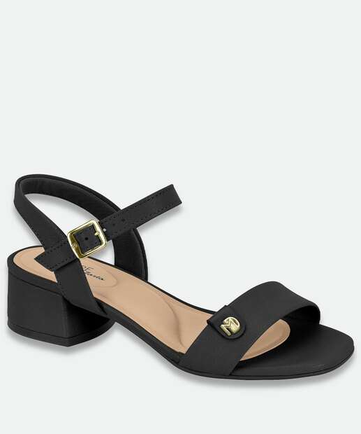 Image_Sandália Feminina Salto Grosso Modare Preto