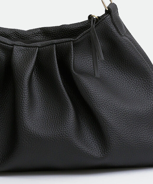 Bolsa de Ombro Baguete Feminina Textura Corrente Marisa