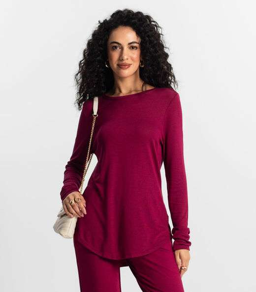 Image_Blusa Feminina Manga Longa Rovitex Vermelho