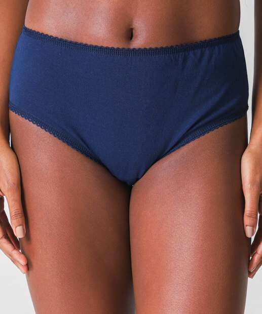 Kit 2 Calcinhas Alta Marisa Branco