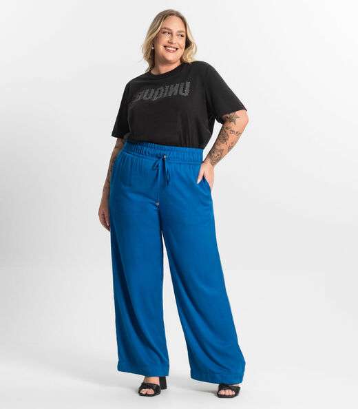 Image_Calça Feminina Wide Leg Secret Glam Azul