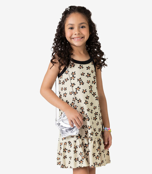 Image_Vestido Infantil em Malhão Fruit Rovi Kids Bege