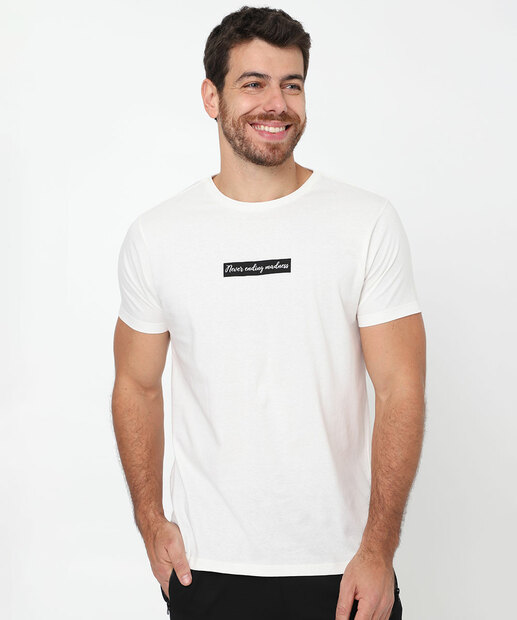 Image_Camiseta Masculina Estampa Frase Marisa Off White
