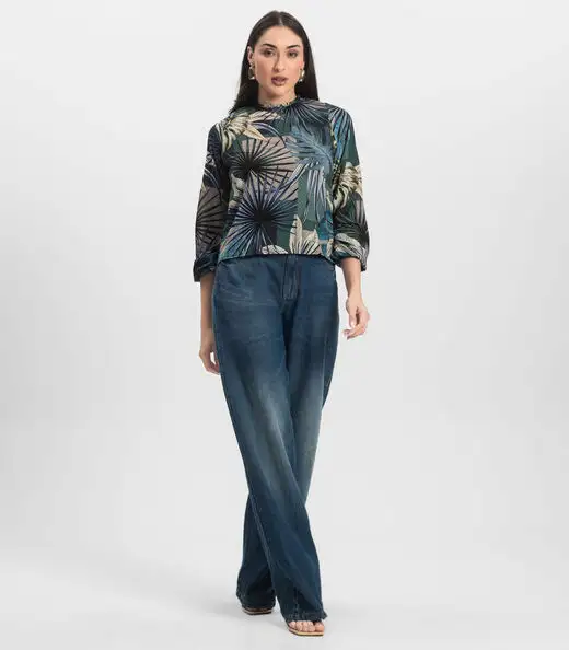 Blusa Manga Longa Infinita Cor Verde