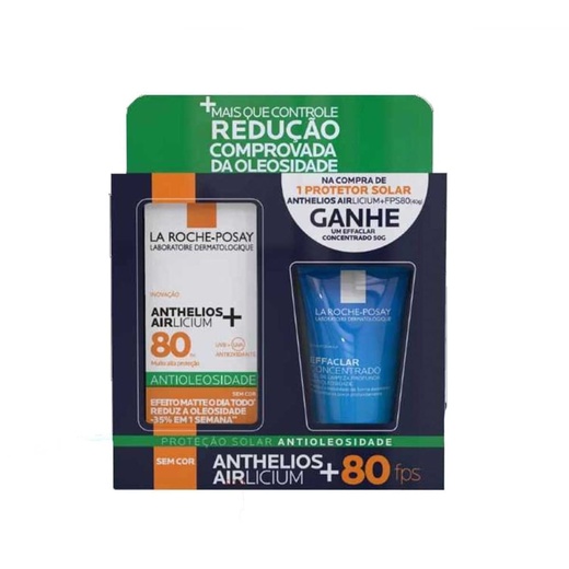 Image_Kit La Roche Posay Protetor Solar Anthelios Airlicium FPS80 40g e Gel De Limpeza