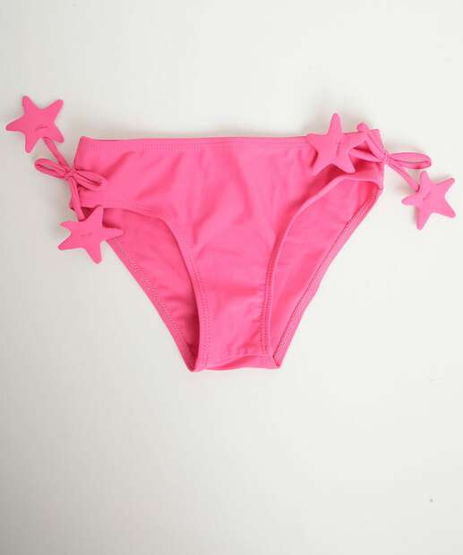 Biquíni Infantil Estrela Marisa Tam 4 a 10 Rosa