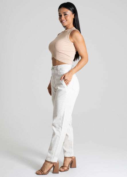 Calça Linho Sawary Mom - 276382