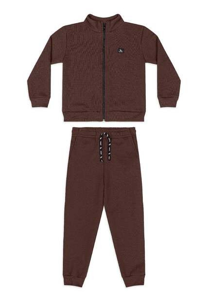 Conjunto Texturizado Jaqueta Calça Quimby