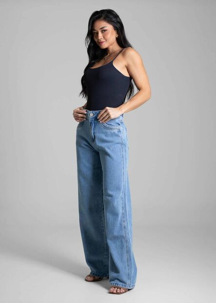 Calça Jeans Sawary Wide Leg - 282427