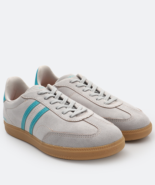 Tênis Feminino Casual Recortes Ramarim Azul