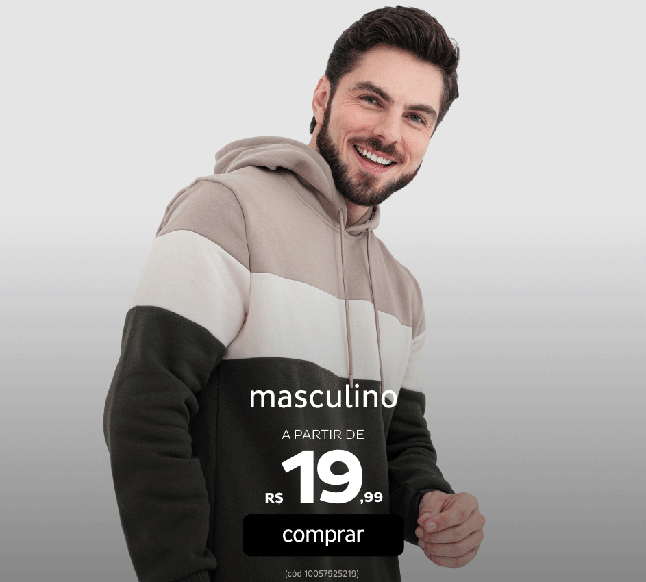 Masculino a partir de R$19,99