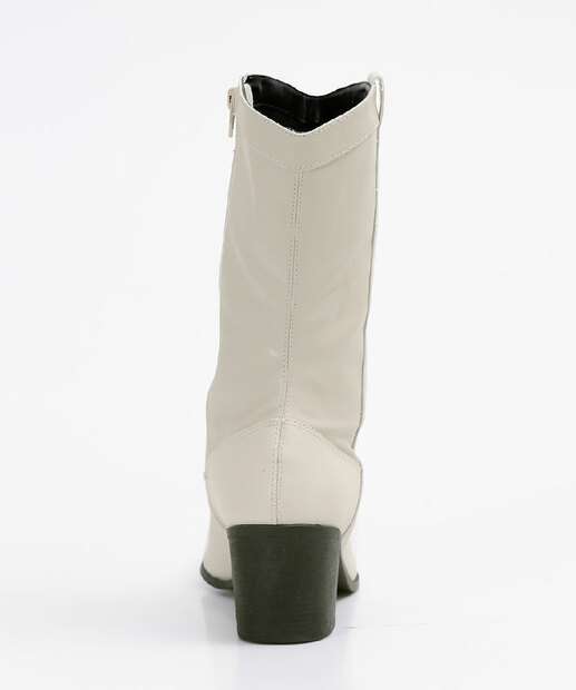 Bota Feminina Country Cano Alto Salto Grosso Via Uno 