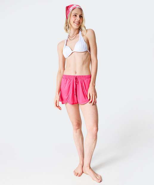 Image_Short Saída De Praia Feminino Amarração Marisa Rosa