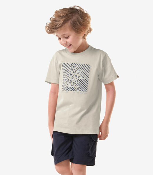 Image_Conjunto Infantil Camiseta Com Bermuda Trick Nick Bege