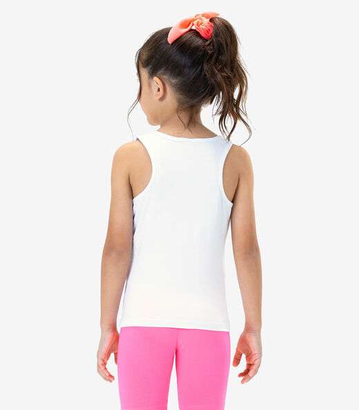 Regata Básica Infantil Feminina Rovitex Kids Branco