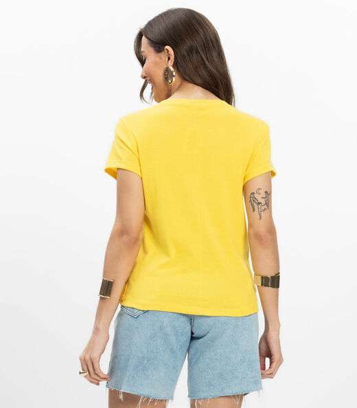 Blusa Feminina Infinita Cor Amarelo