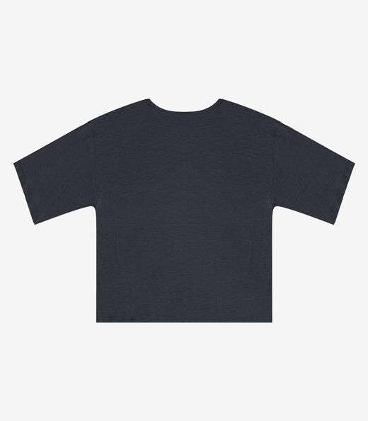 Blusa Feminina Em Viscotorcion Infinita Cor Cinza