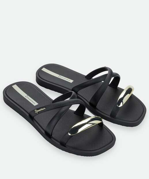 Image_Chinelo Feminino Ipanema Slide Metal-Chic Preto