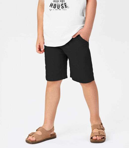 Conjunto Menina Camiseta Com Bermuda Trick Nick Branco