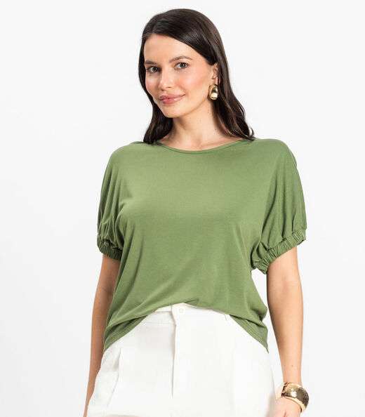 Blusa Viscose Infinita Cor Verde