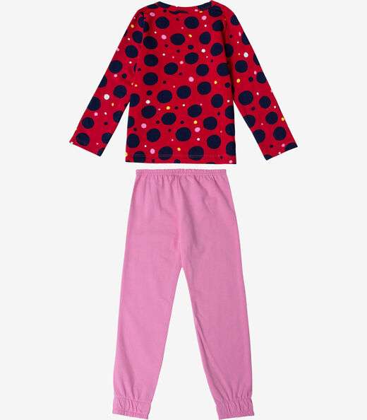 Pijama Infantil Feminino Select Vermelho