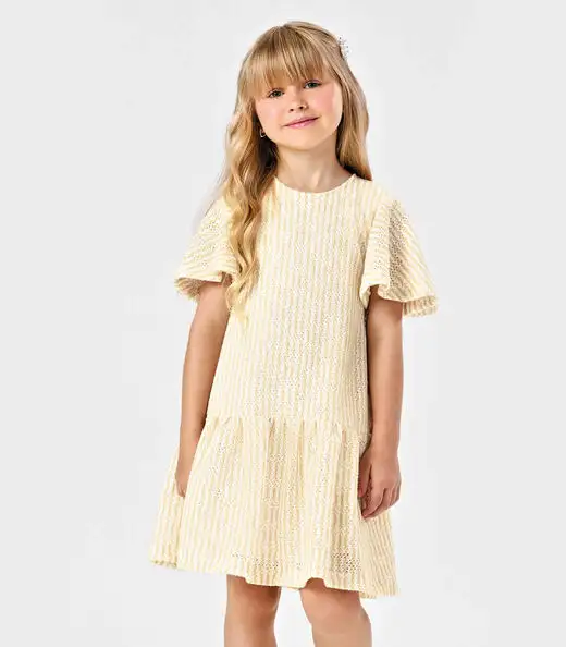 Image_Vestido Infantil Tricot Trick Nick Bege
