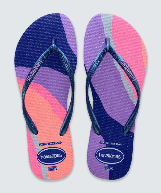Chinelo Havaianas Feminino Slim Palette Glow