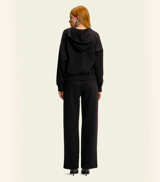 Conjunto Jaqueta Com Capuz E Calça Endless Preto